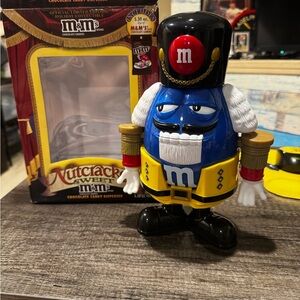 M&M'S Nutcracker Candy Dispenser - Blue, Yellow, and Black